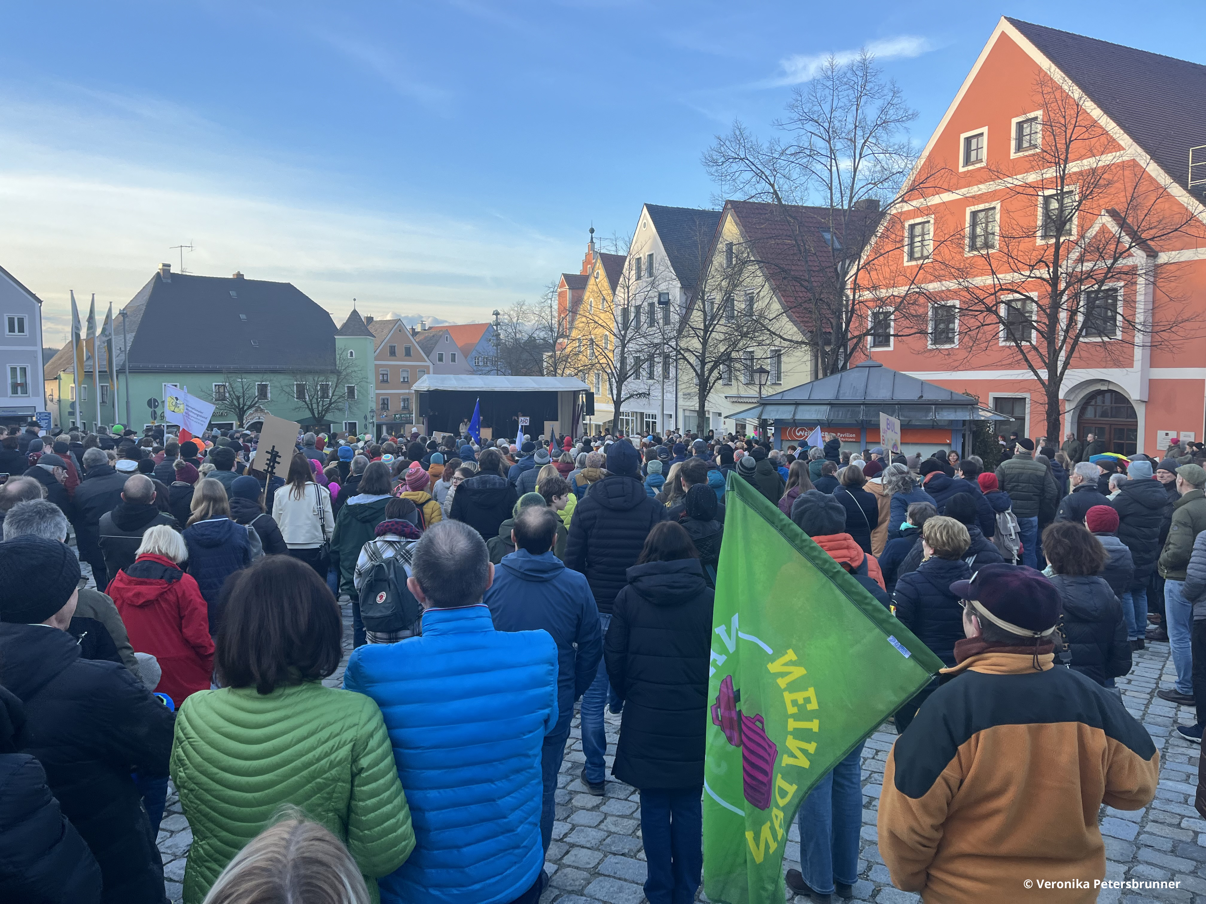 Demonstration in Burglengenfeld